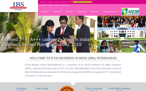 IBS Hyderabad | Full-time Campus Programs