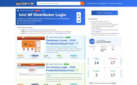 Icici Mf Distributor Login - Logins-DB