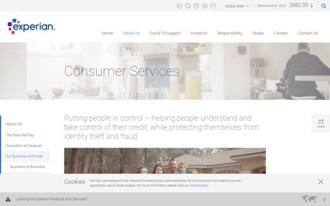 Consumer Services - Experian plc