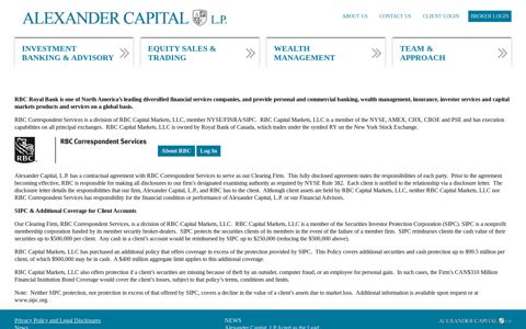 Client Login - Alexander Capital