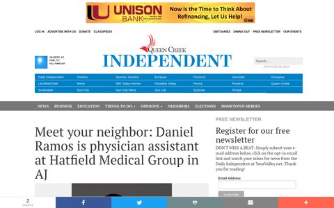 Meet your neighbor: Daniel Ramos is physician assistant at ...