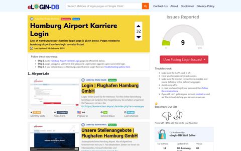 Hamburg Airport Karriere Login