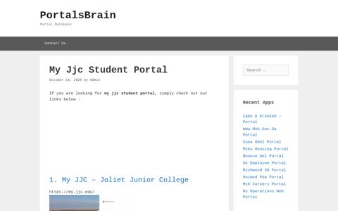 My Jjc Student - My Jjc - Joliet Junior College