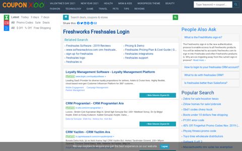 Freshworks Freshsales Login - 11/2020 - Couponxoo.com