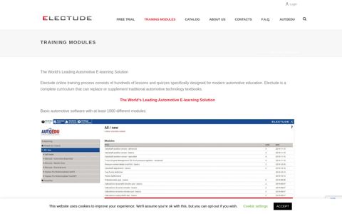 Training modules – Electude.