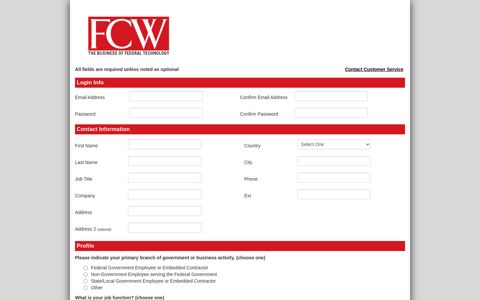 Login | Register -- FCW