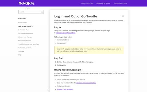 Log In and Out of GoNoodle - GoNoodle Knowledge Base