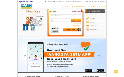 iCASHCARD = Prepaid Cash Card+ Multiutility Card + Loyalty ...