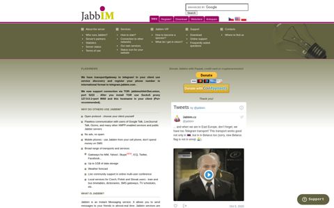 Jabbim - XMPP/Jabber server - instant messaging service
