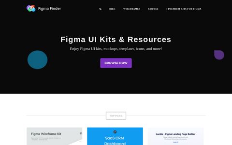 Figma Finder: Figma UI Kits & Resources