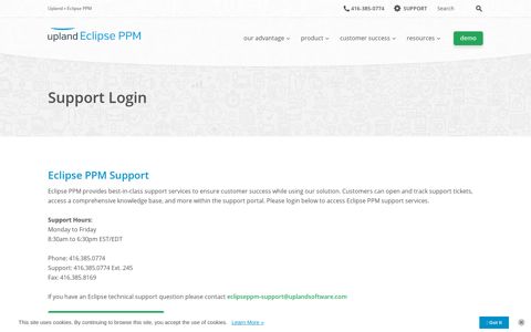 Eclipse PPM Support | Upland Software