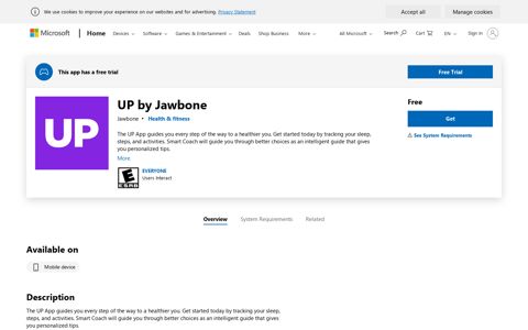 Get UP by Jawbone - Microsoft Store