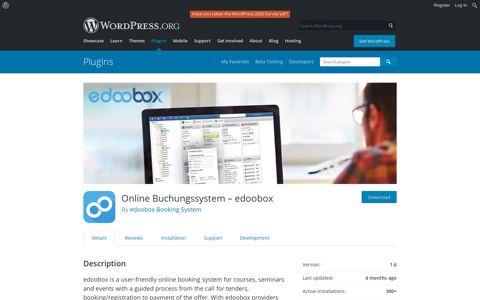 Online Buchungssystem – edoobox – WordPress plugin ...