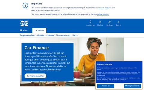 Car Finance | Apply for Car Finance | Halifax UK