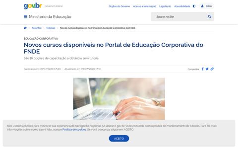 Novos cursos disponíveis no Portal de Educação Corporativa ...