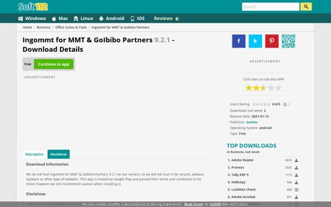 Ingommt for MMT & GoIbibo Partners - Download
