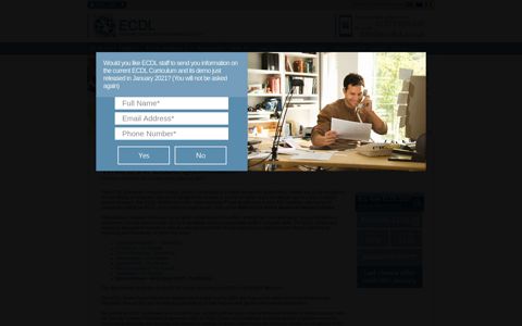 ECDL Training Course Online ECDL Certification Word Excel ...