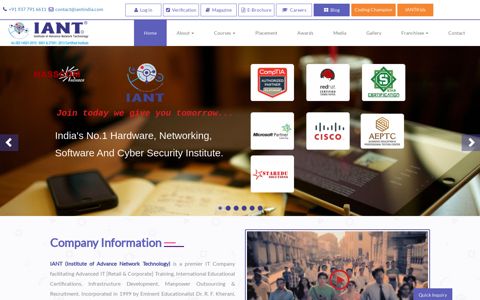 IANT is No.1 Software and Hardware Training Institute | Global ...