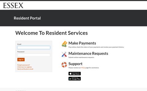 Resident Portal - Back to Search - securecafe.com