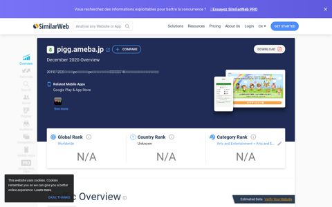 Pigg.ameba.jp Analytics - Market Share Data & Ranking ...