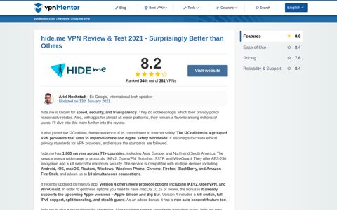 hide.me VPN Review & Test 2020 - Surprisingly Better than ...