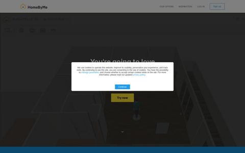 HomeByMe: Free and online 3D home design planner