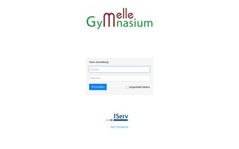 IServ - gymnasium-melle.org: Anmelden
