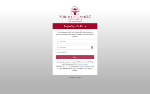 Check Email - North Greenville University