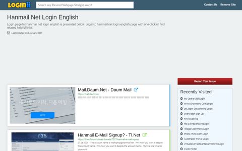 Hanmail Net Login English - Loginii.com