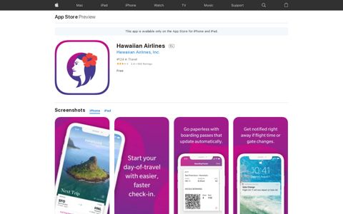 ‎Hawaiian Airlines on the App Store