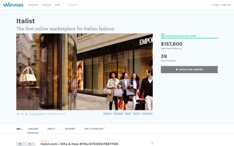 Invest in Italist: The first online marketplace for Italian fashion ...