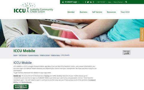 ICCU Mobile - Isabella Community Credit Union