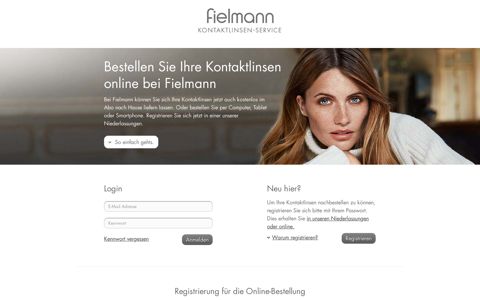 Kontaktlinsen online bestellen bei Fielmann