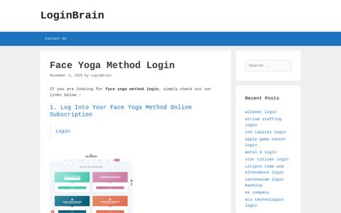 face yoga method login - LoginBrain