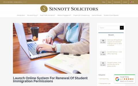 Launch Online System For Renewal Of Student Immigration ...