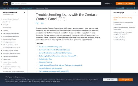 Troubleshooting Issues with the Contact Control Panel (CCP ...