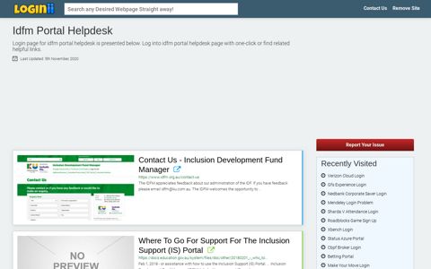 Idfm Portal Helpdesk - Loginii.com