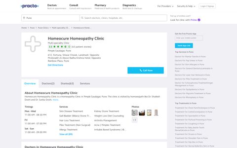 Homeocure Homeopathy Clinic, Multi-Speciality Clinic in ...
