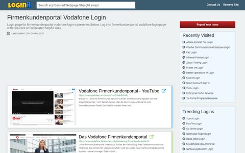 Firmenkundenportal Vodafone Login | Accedi Firmenkundenportal ...