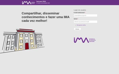 Intranet IMA | A nossa comunidade IMA!