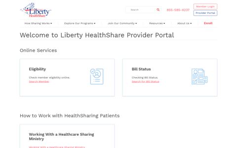 Member Eligibility Verification - Liberty HealthShare