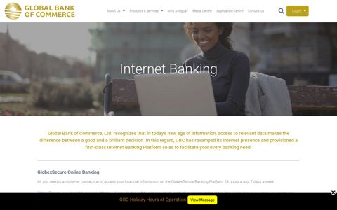 Internet Banking – Global Bank Of Commerce Ltd.