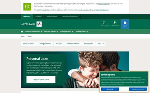 Personal Loans | Loans | Lloyds Bank