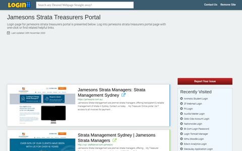 Jamesons Strata Treasurers Portal - Loginii.com