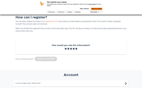 How can I register? - GOOSE VPN service