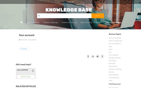 Your account - Knowledge Base - Join.me