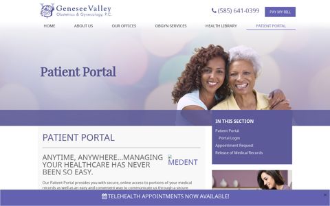Genesee Valley Ob/Gyn Patient Portal Access & Tutorial