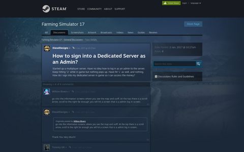 Farming Simulator 17 General Discussions - Steam Community
