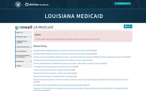 Medicaid | Department of Health | State of Louisiana |