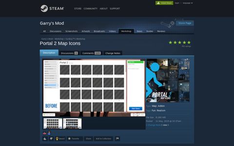 Steam Workshop::Portal 2 Map Icons
